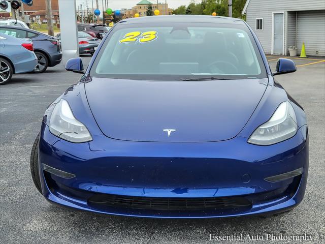 used 2023 Tesla Model 3 car, priced at $27,900