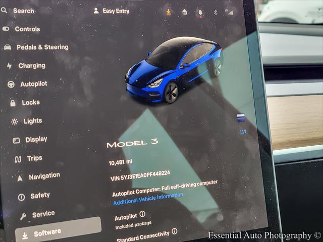 used 2023 Tesla Model 3 car, priced at $27,900