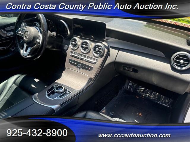 used 2019 Mercedes-Benz C-Class car, priced at $17,490