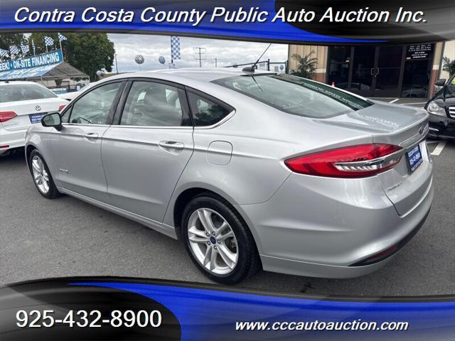 used 2018 Ford Fusion Hybrid car, priced at $16,390