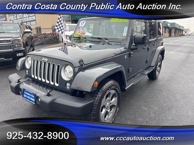 used 2017 Jeep Wrangler Unlimited car, priced at $24,970