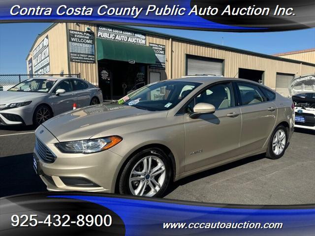 used 2018 Ford Fusion Hybrid car, priced at $13,970