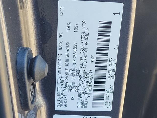 new 2025 Toyota Tundra Hybrid car, priced at $82,051