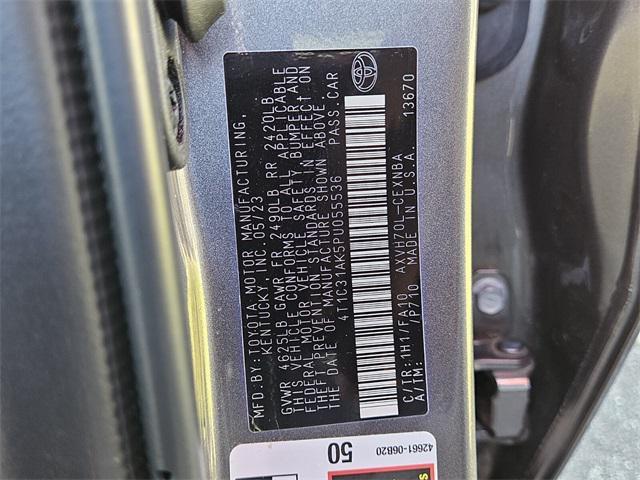 used 2023 Toyota Camry car, priced at $25,000