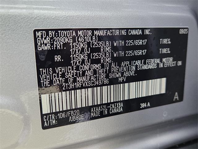 new 2025 Toyota RAV4 car, priced at $31,734