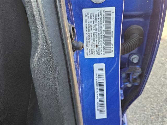 used 2017 Honda Civic car, priced at $15,000