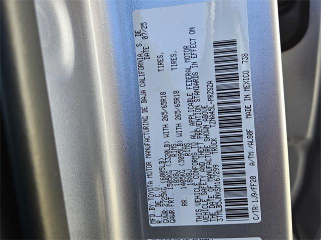 new 2025 Toyota Tacoma car, priced at $52,361