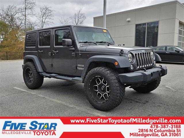 used 2017 Jeep Wrangler Unlimited car, priced at $15,000