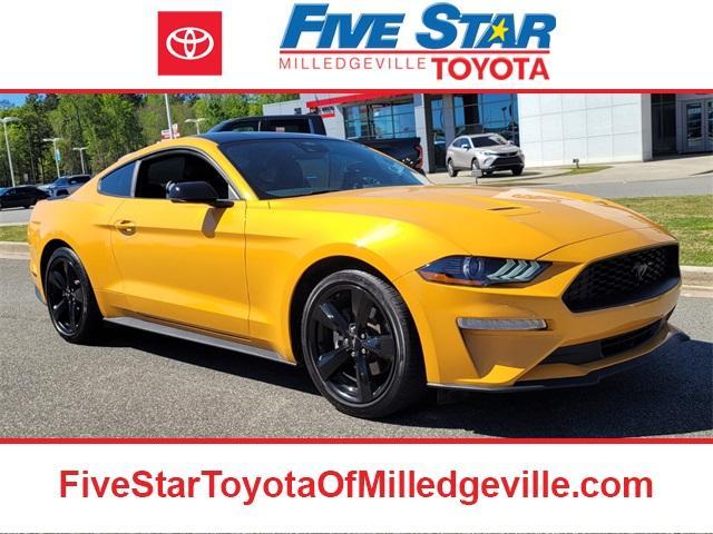 used 2022 Ford Mustang car, priced at $27,500
