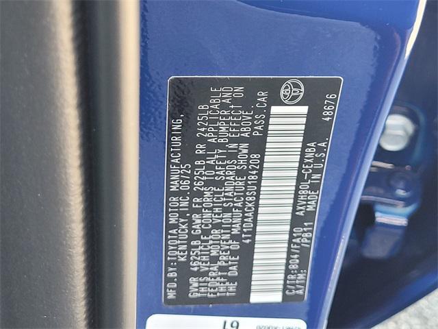 new 2025 Toyota Camry car, priced at $33,542