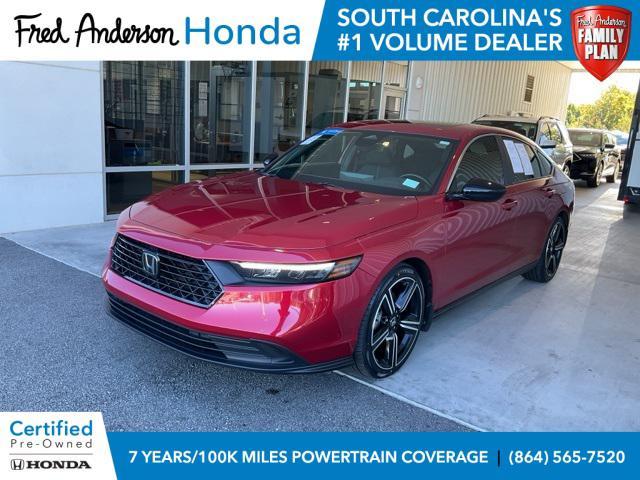 used 2023 Honda Accord Hybrid car, priced at $26,624
