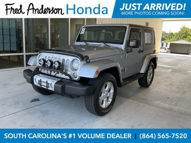 used 2015 Jeep Wrangler car, priced at $14,338