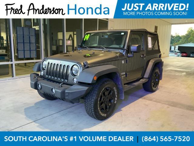 used 2014 Jeep Wrangler car, priced at $14,100