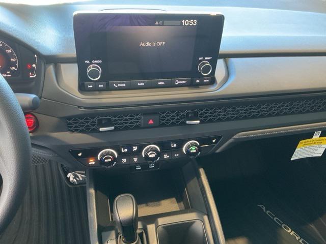 new 2025 Honda Accord car, priced at $30,435