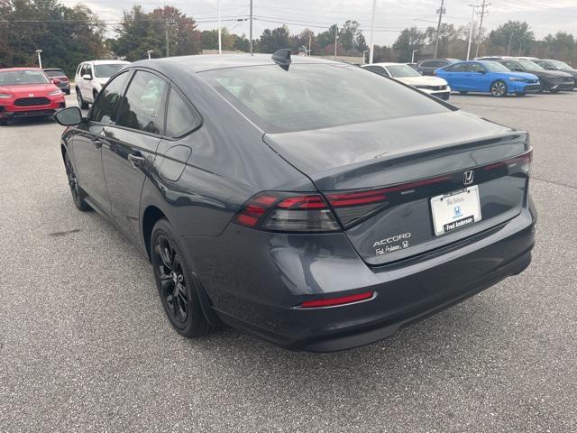 new 2025 Honda Accord car, priced at $30,985