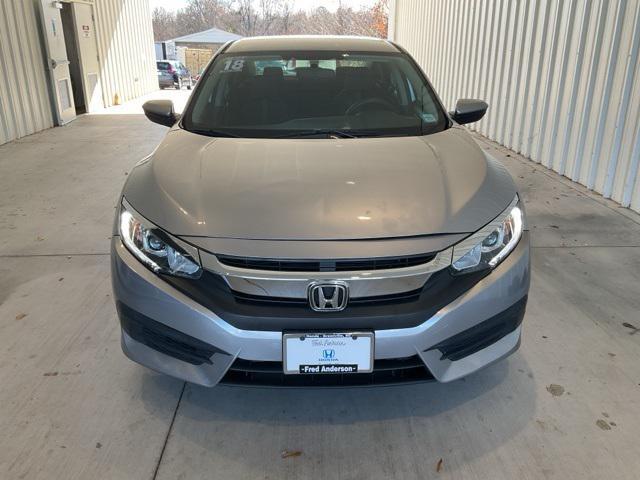 used 2018 Honda Civic car, priced at $17,535