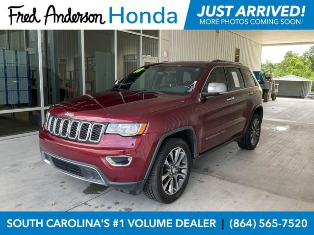 used 2018 Jeep Grand Cherokee car, priced at $15,018