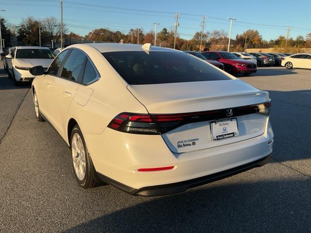 new 2025 Honda Accord car, priced at $29,345