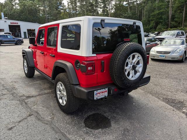 used 2021 Jeep Wrangler Unlimited car, priced at $33,999