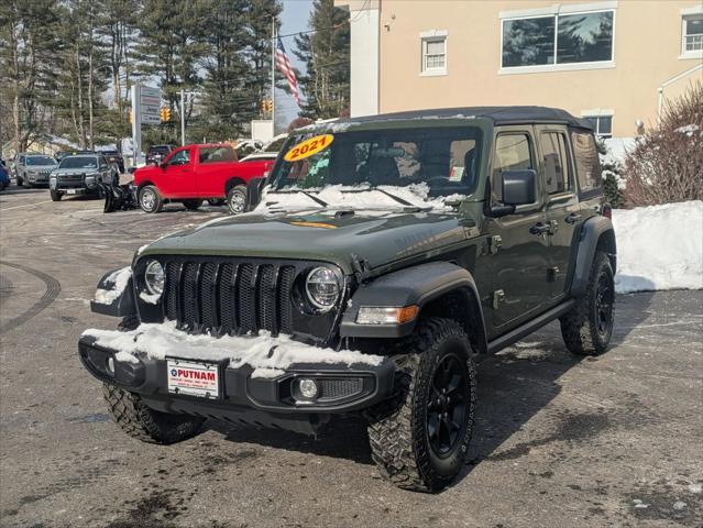 used 2021 Jeep Wrangler Unlimited car, priced at $31,999