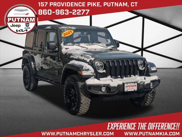 used 2021 Jeep Wrangler Unlimited car, priced at $31,999