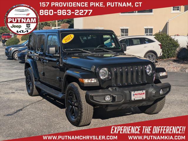 used 2021 Jeep Wrangler Unlimited car, priced at $38,499