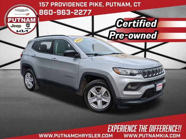 used 2022 Jeep Compass car, priced at $21,499