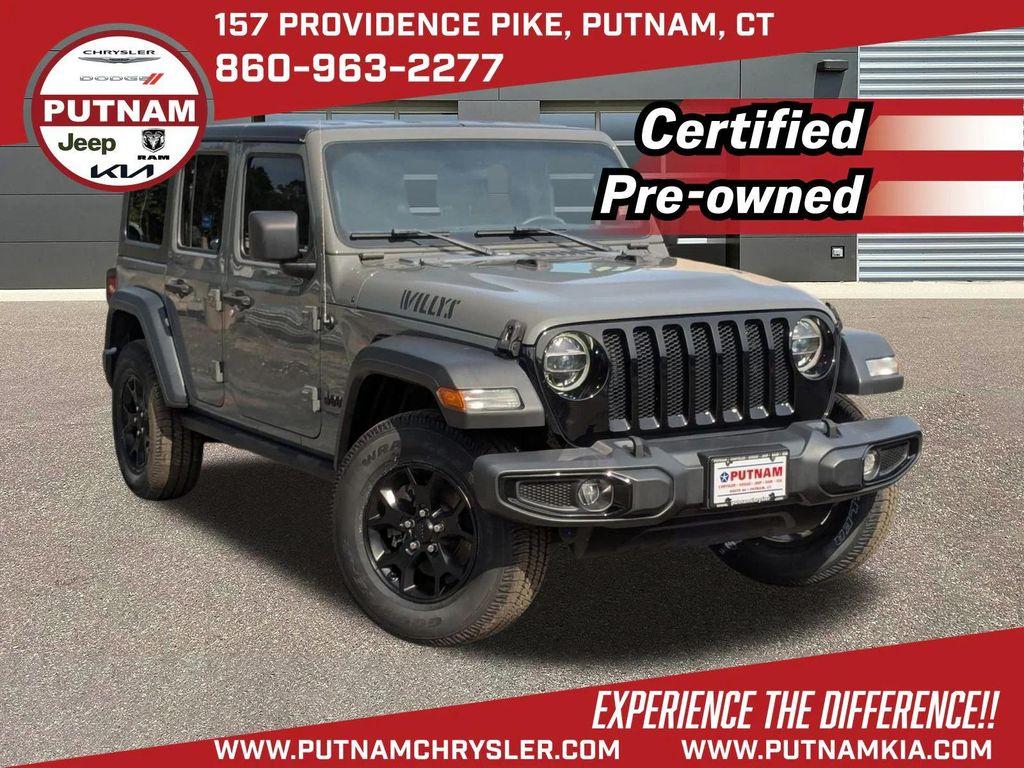 used 2021 Jeep Wrangler Unlimited car, priced at $33,999