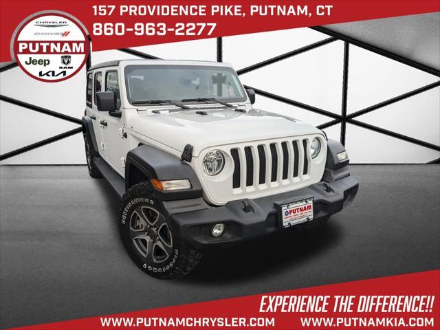 used 2021 Jeep Wrangler Unlimited car, priced at $34,999