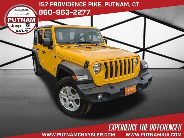 used 2021 Jeep Wrangler Unlimited car, priced at $34,999