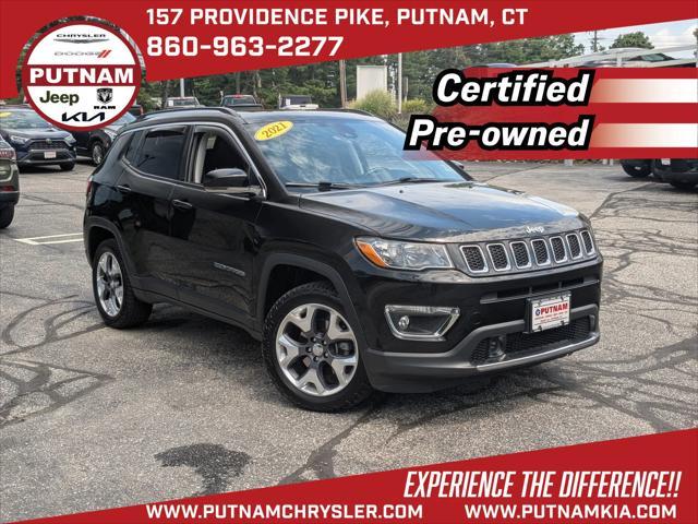 used 2021 Jeep Compass car, priced at $19,999