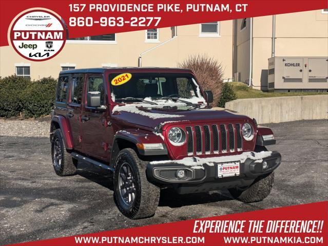 used 2021 Jeep Wrangler Unlimited car, priced at $33,499