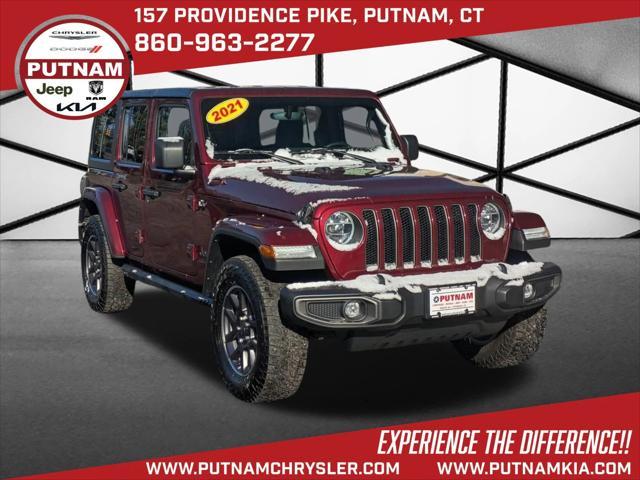 used 2021 Jeep Wrangler Unlimited car, priced at $29,999