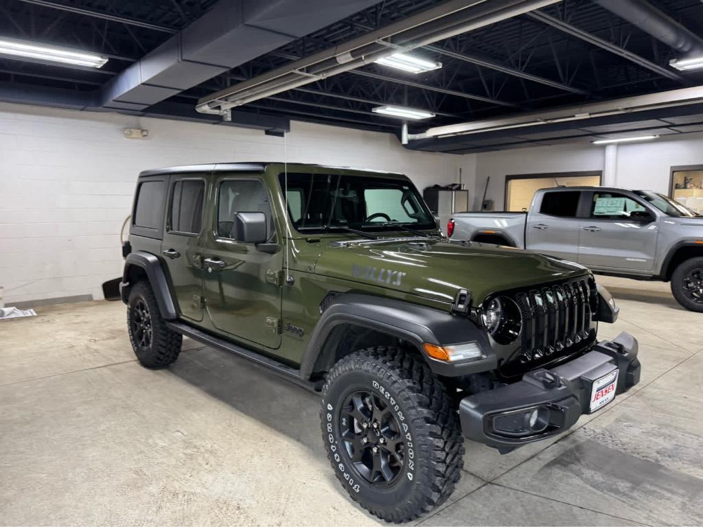 used 2022 Jeep Wrangler Unlimited car, priced at $32,395