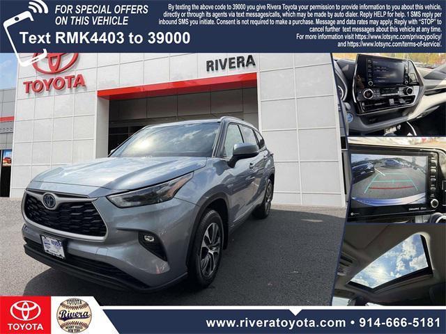 used 2022 Toyota Highlander Hybrid car, priced at $39,995