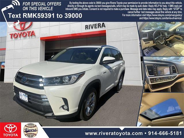 used 2019 Toyota Highlander Hybrid car, priced at $31,995