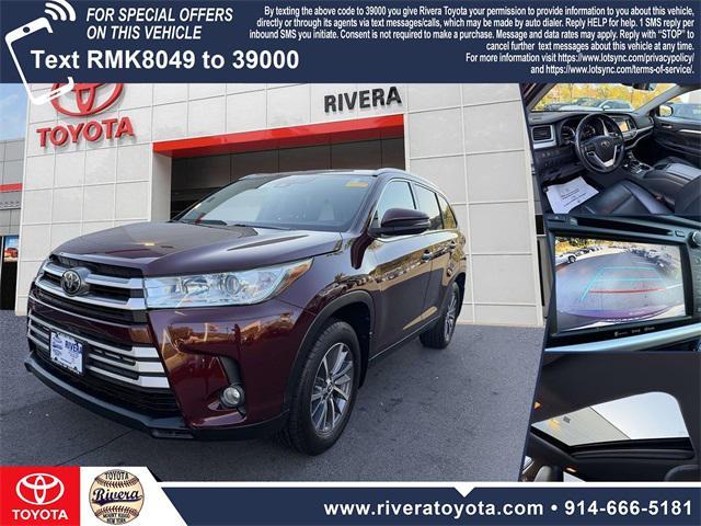 used 2019 Toyota Highlander car, priced at $25,595