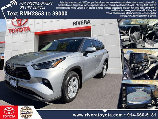 used 2022 Toyota Highlander car, priced at $32,995