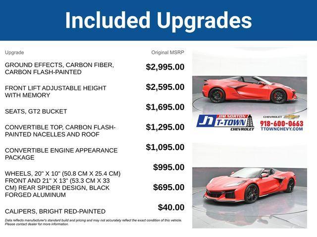 used 2025 Chevrolet Corvette car, priced at $121,954
