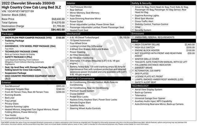 used 2022 Chevrolet Silverado 3500 car, priced at $54,841