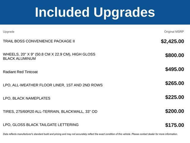 new 2026 Chevrolet Colorado car, priced at $47,080