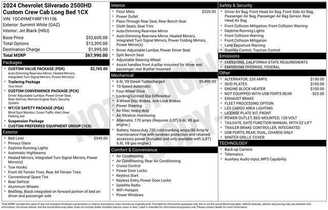 used 2024 Chevrolet Silverado 2500 car, priced at $52,132