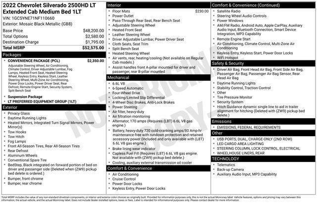 used 2022 Chevrolet Silverado 2500 car, priced at $35,981