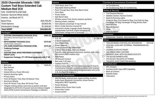 used 2020 Chevrolet Silverado 1500 car