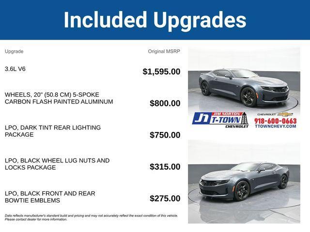 used 2021 Chevrolet Camaro car, priced at $24,822