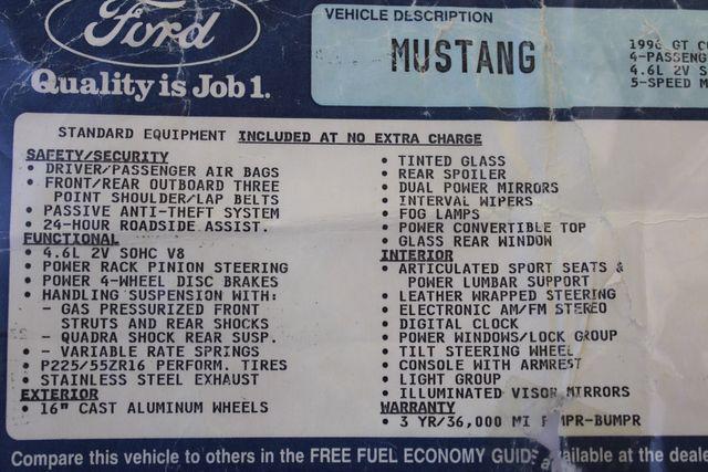 used 1996 Ford Mustang car, priced at $17,402