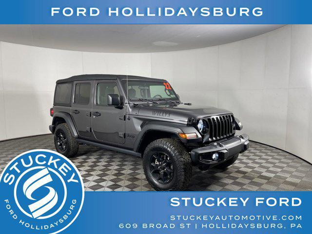 used 2022 Jeep Wrangler car, priced at $31,497