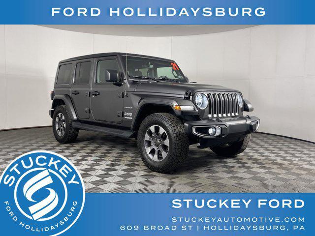 used 2021 Jeep Wrangler Unlimited car, priced at $29,997