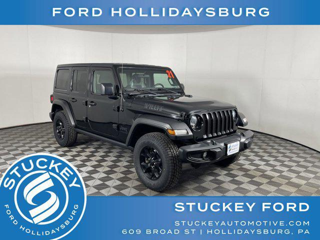 used 2021 Jeep Wrangler Unlimited car, priced at $27,997