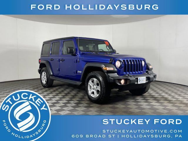 used 2019 Jeep Wrangler Unlimited car, priced at $23,497